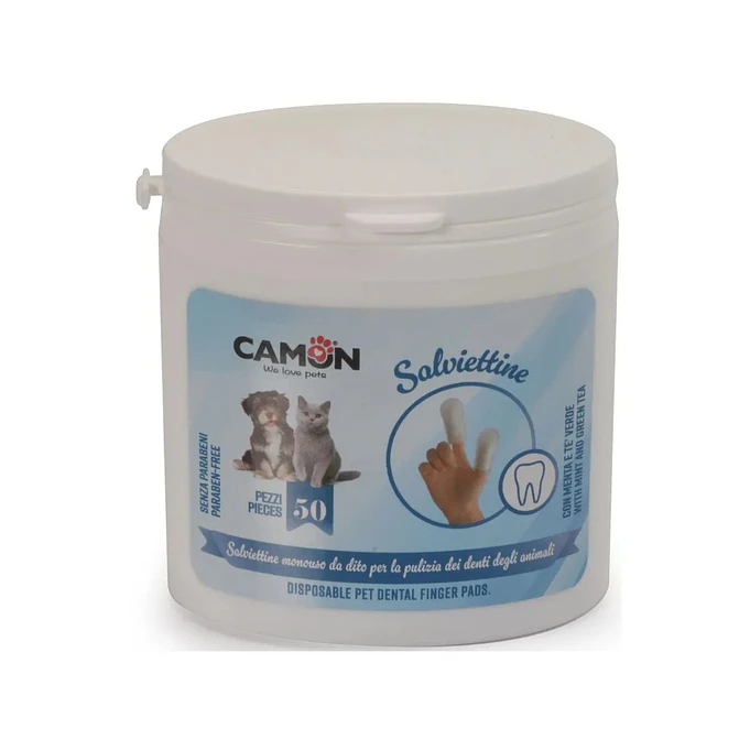 Toallas Para Limpieza De Dientes Con Clorhexidina 50un-Camon 1