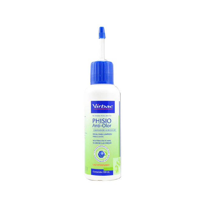 Phisio Anti-olor Limpiador Auricular Perro/gato 100ml- Virbac 1