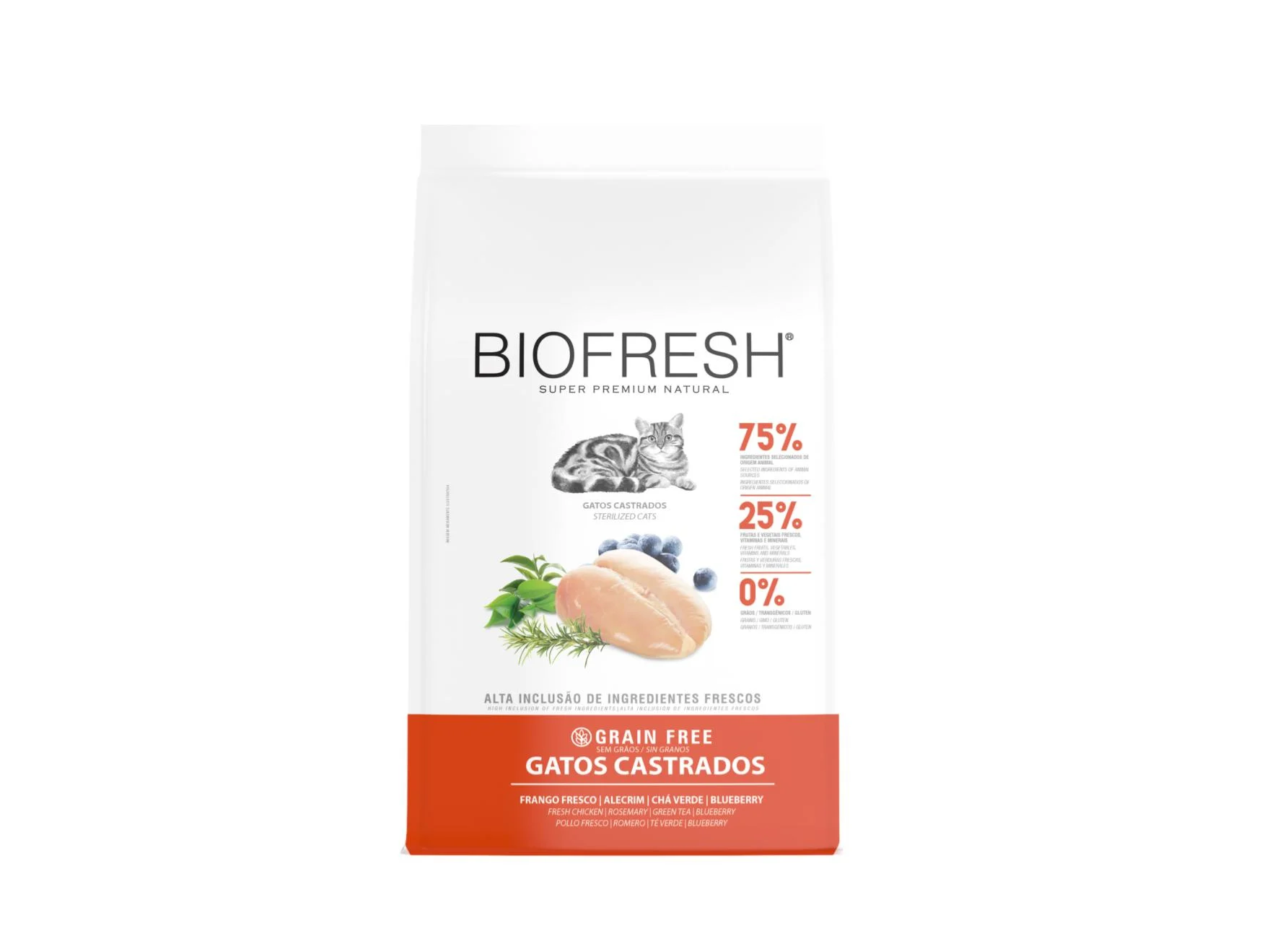Alimento para Gato Adulto Castrado Pollo 1.5kg-Biofresh