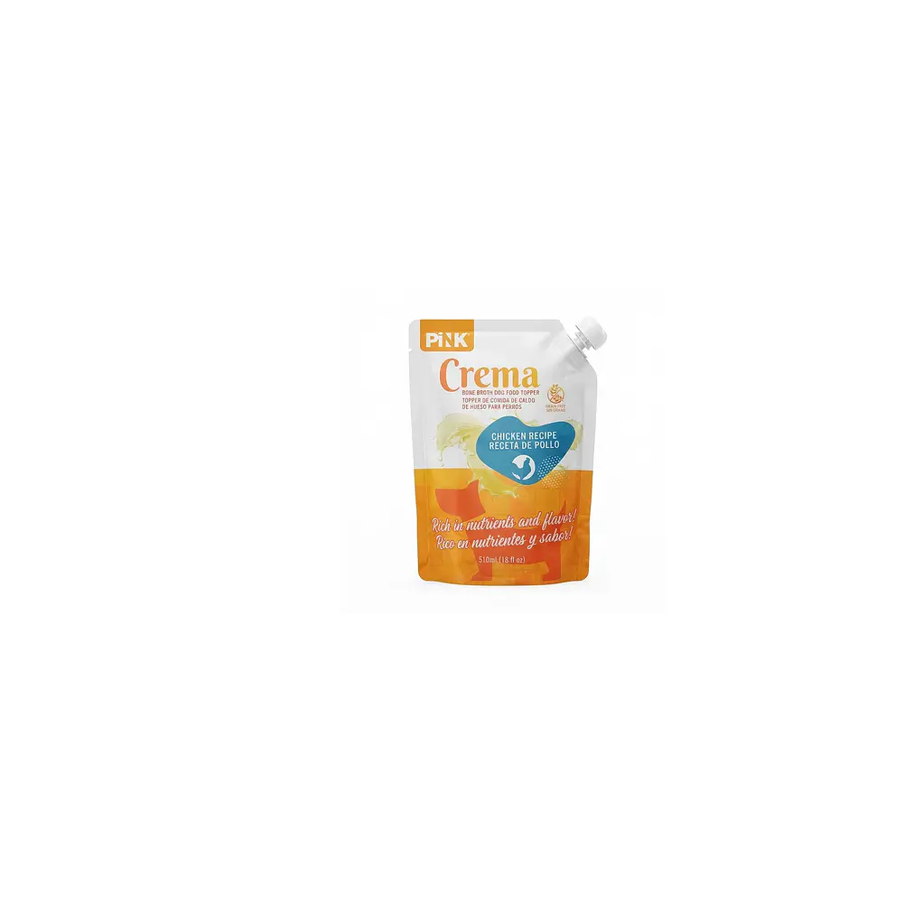 Caldo de Hueso 510ml-Crema Topper para perros de Pollo-Pink 1
