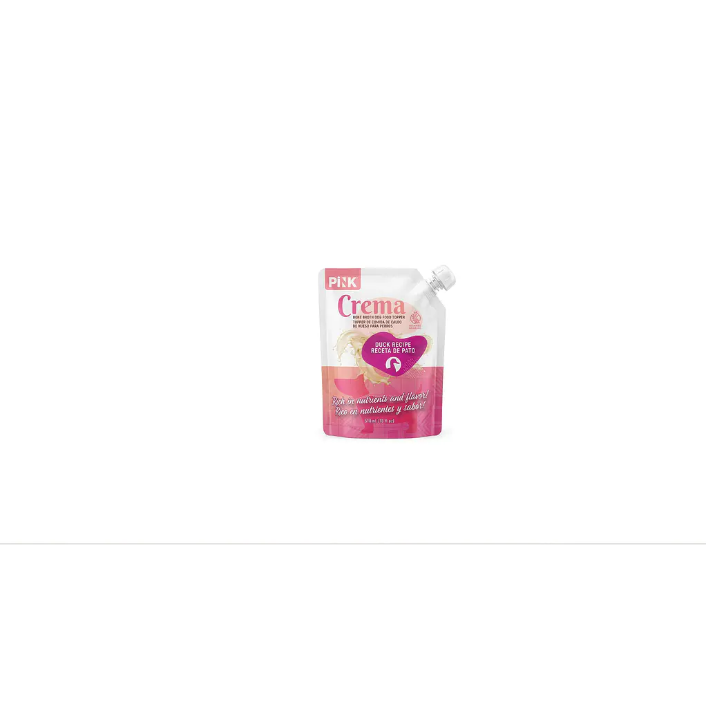 Caldo de Hueso 510ml-Crema Topper para perros de Pato-Pink 1