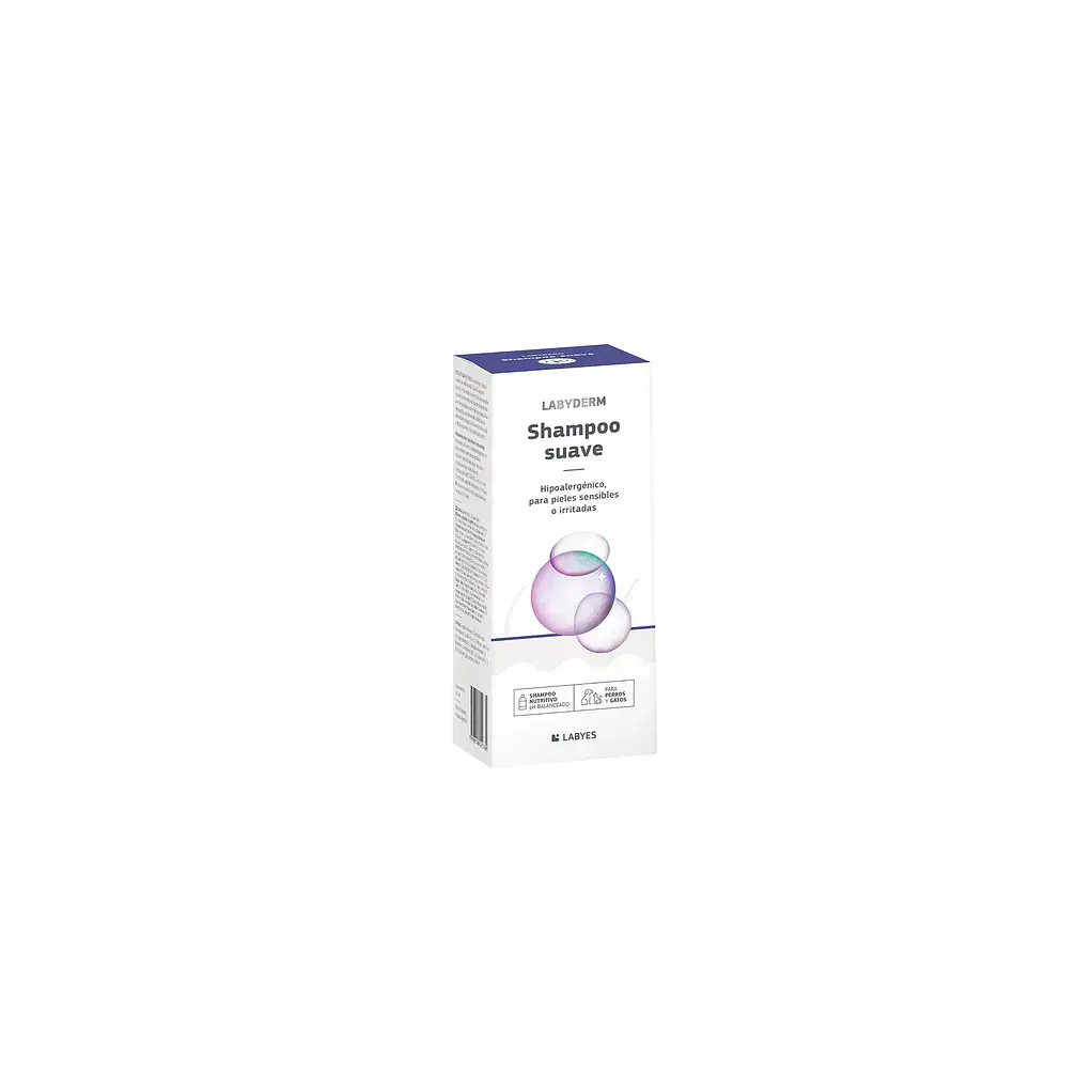 Shampoo Suave-Labyderm Skin Soldier Para Perros Y Gatos 220 Ml Fragancia Neutro  1