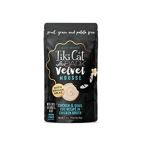 Tiki Cat Mousse de Pollo y huevo de codorniz 80gr