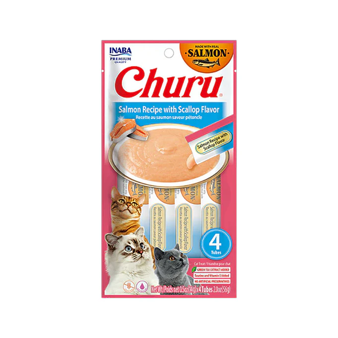 Churu para Gato de Salmon con Ostiones 56gr 1