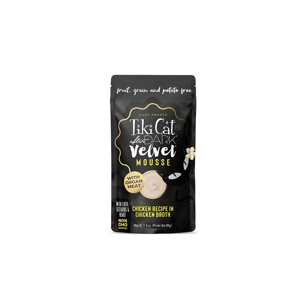 Snack para Gato Tiki Cat Mousse de Pollo 80gr 1