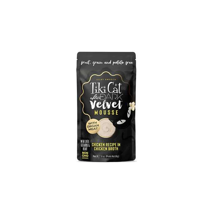 Snack para Gato Tiki Cat Mousse de Pollo 80gr 1