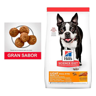 Alimento de Perro Adulto 1 a 6años LIGHT 2kg. Hill´s