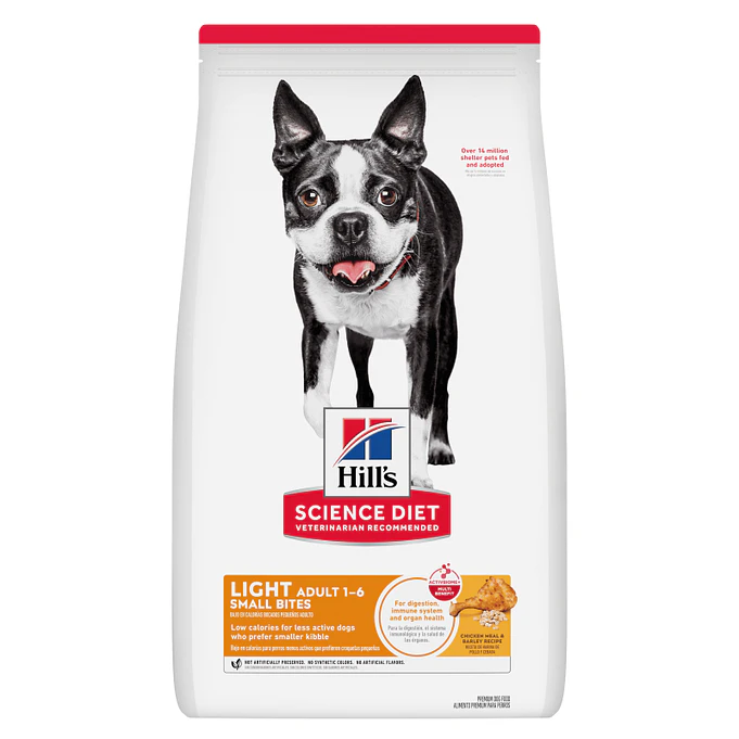 Alimento de Perro Adulto 1 a 6años LIGHT 2kg. Hill´s 3