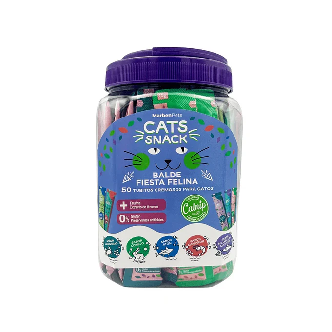 Snack para Gatos- Balde cremosos Churu Cats Snack 50pcs 750gr 1