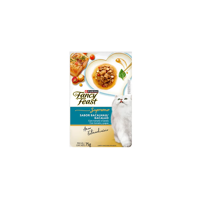  15 Sobres X 85g Alimento Fancy Feast Bacalao Supremo 1