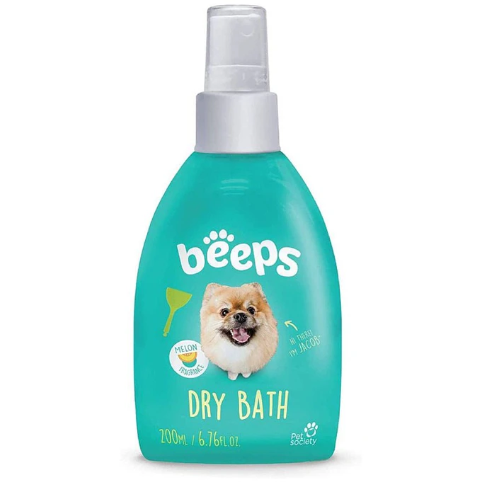 Shampoo Seco para Perros Beeps Dry Bath 200 ml 1