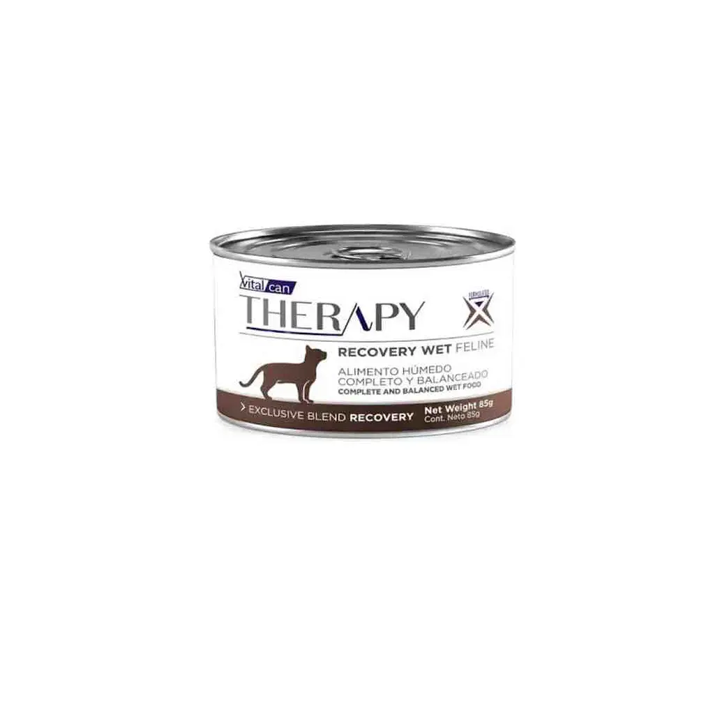 1 Lata Recovery Gatos Adultos 85gr Vitalcan Therapy  1