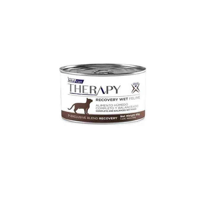1 Lata Recovery Gatos Adultos 85gr Vitalcan Therapy  1