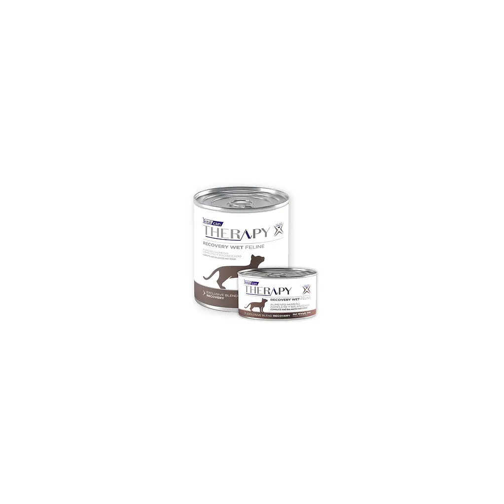 1 Lata Recovery Gatos Adultos 85gr Vitalcan Therapy  2