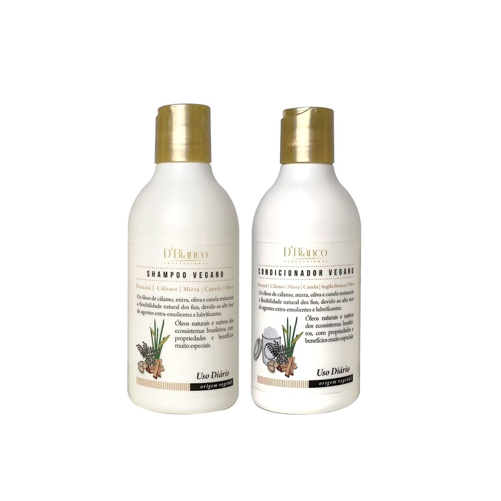 Set Shampoo + Acondicionador Vegano 300 Ml