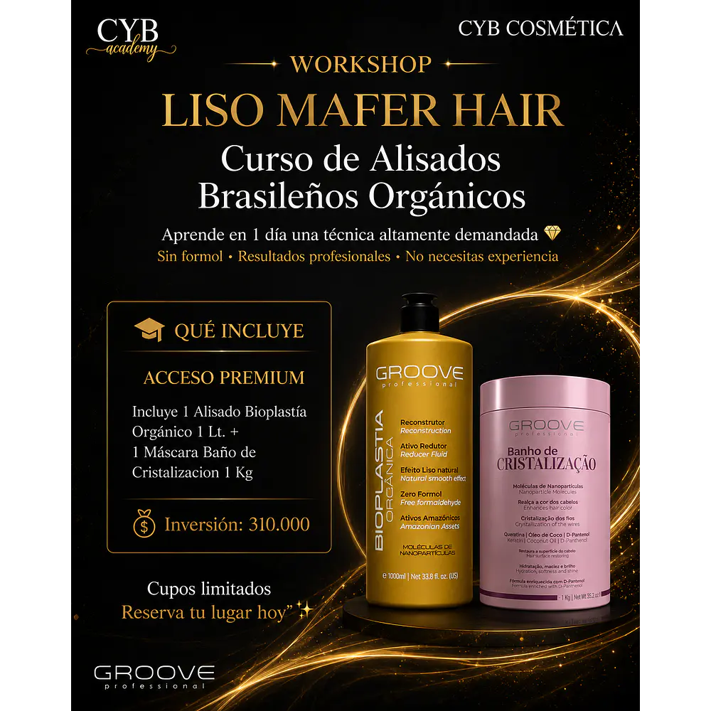 WorkShop de Alisados Brasileños Orgánicos