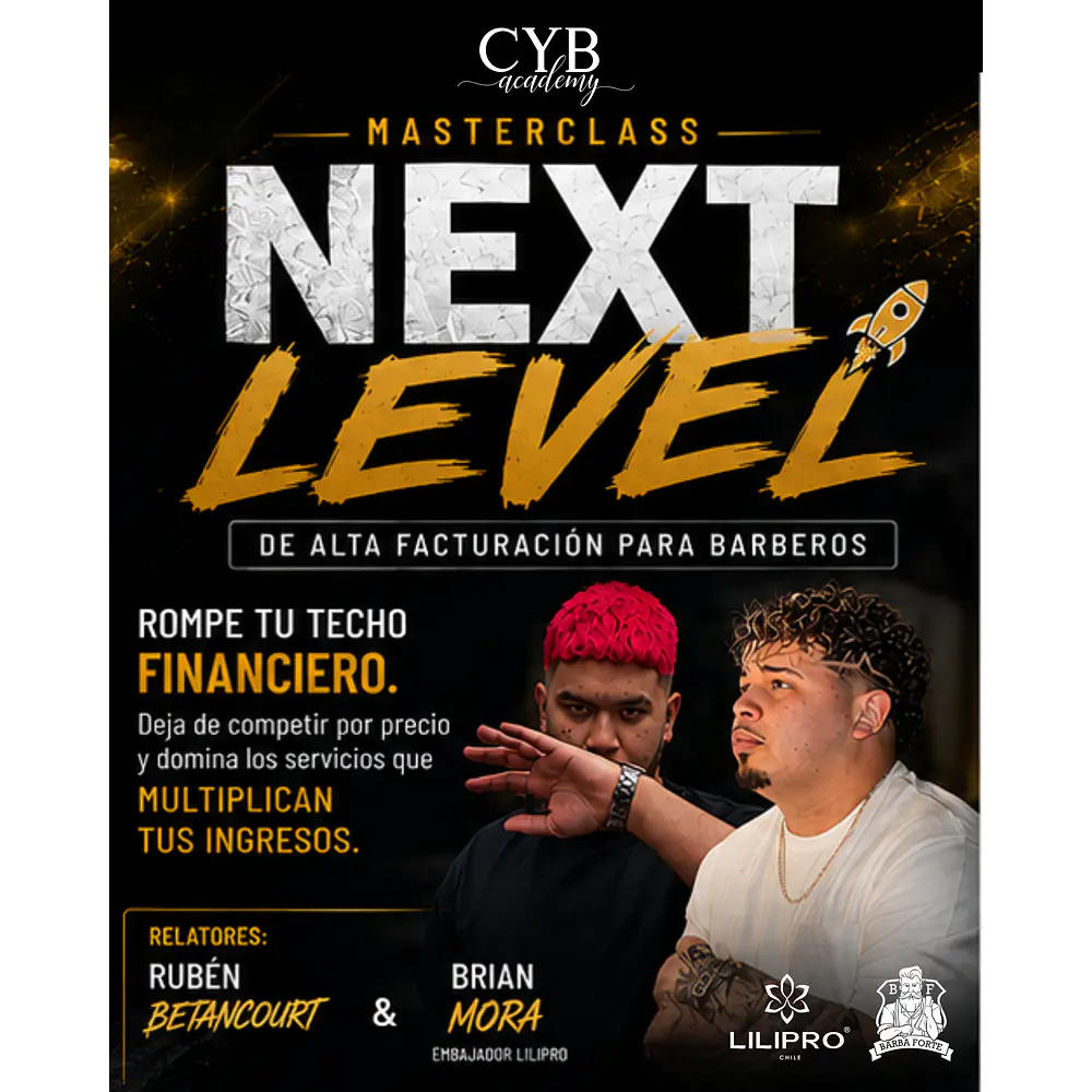 NEXT LEVEL | Masterclass de Alta Facturación para Barberos