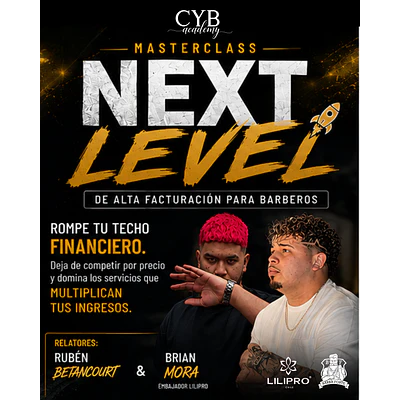NEXT LEVEL | Masterclass de Alta Facturación para Barberos