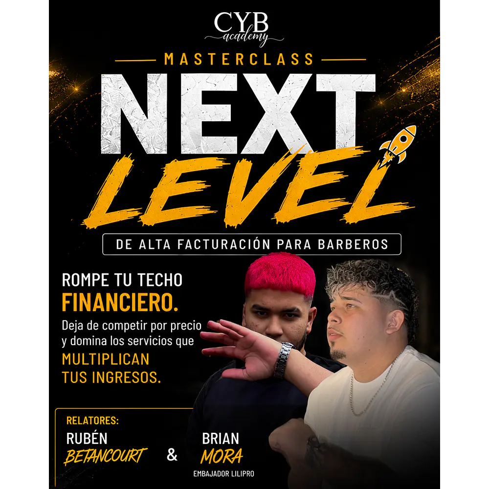 NEXT LEVEL | Masterclass de Alta Facturación para Barberos