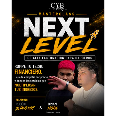 NEXT LEVEL | Masterclass de Alta Facturación para Barberos