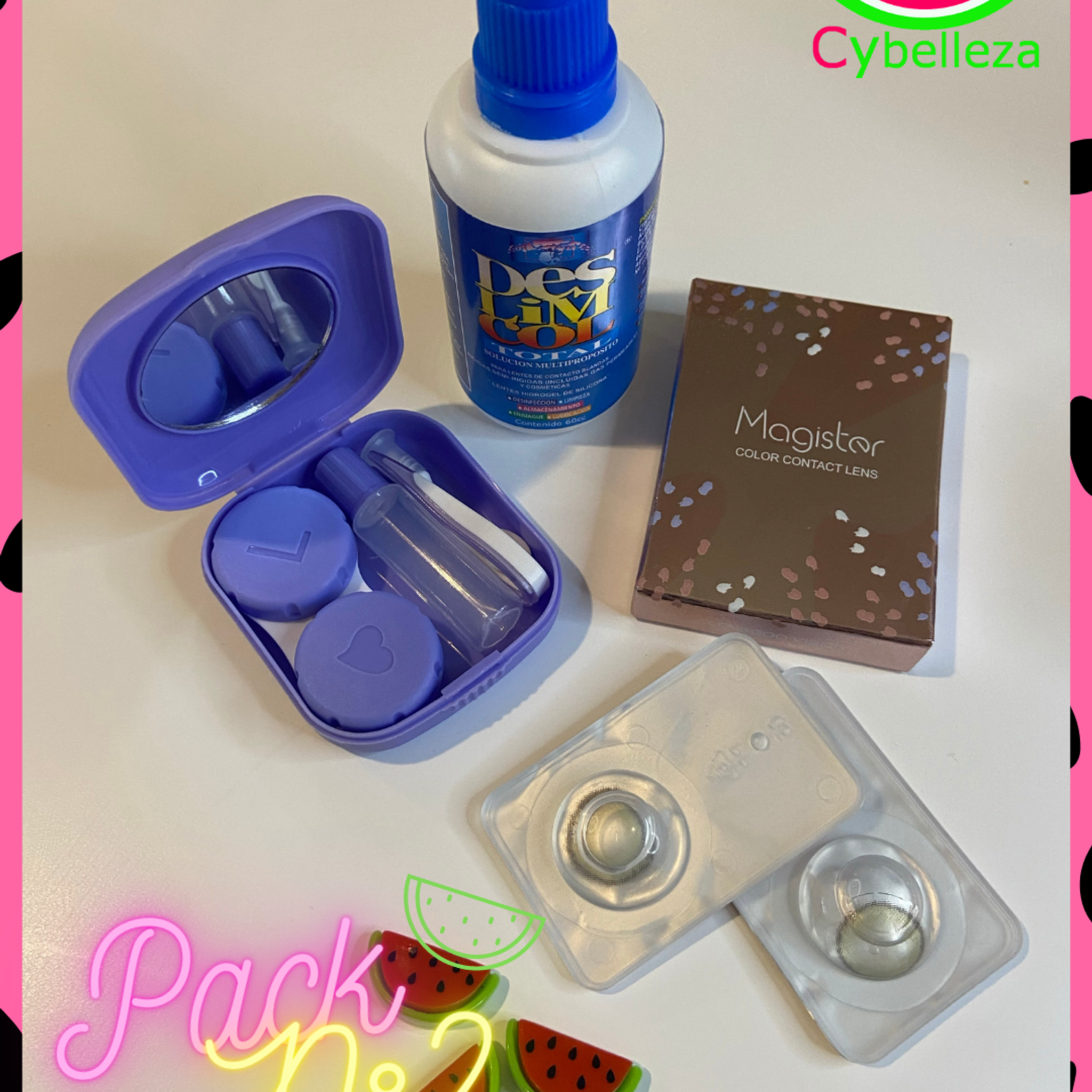 Pack N º 2 lentes de contacto  1