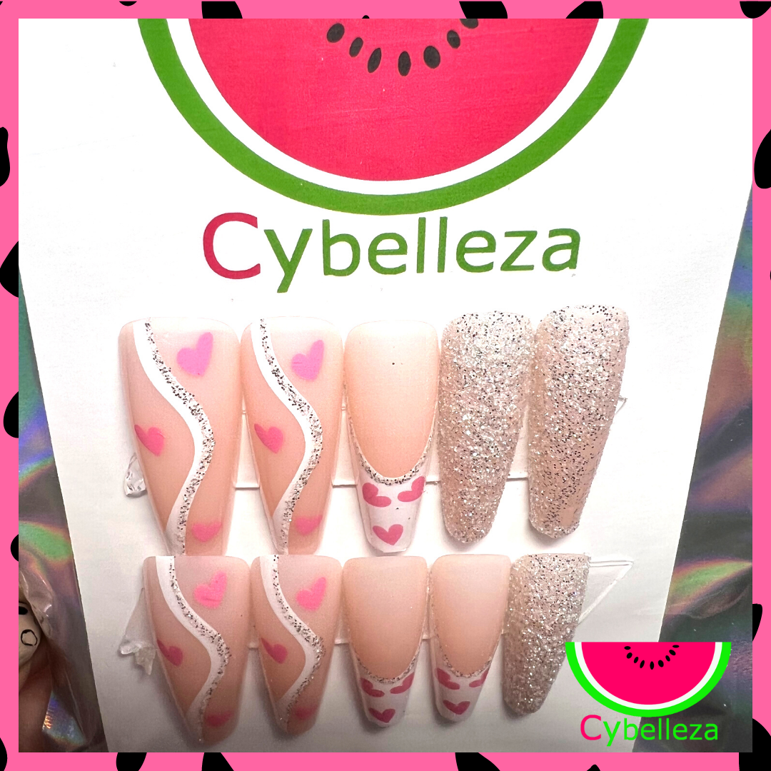 9 modelo Uñas Press On Cybelleza