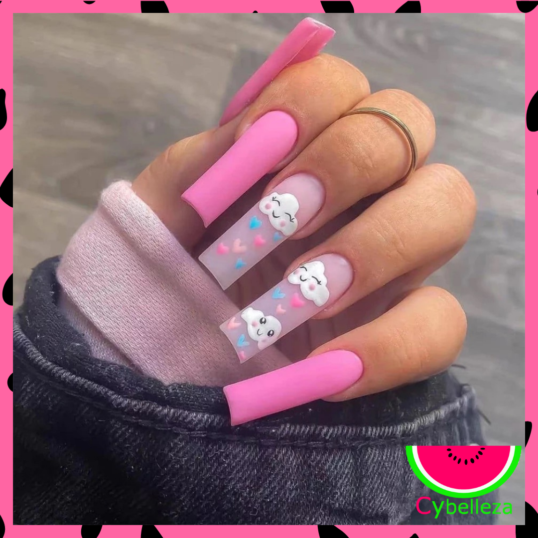 17 modelo de Uñas Press On Cybelleza
