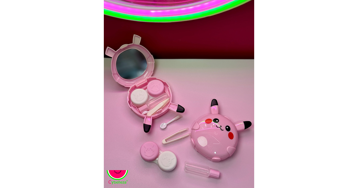 Estuche de Pikachu rosado