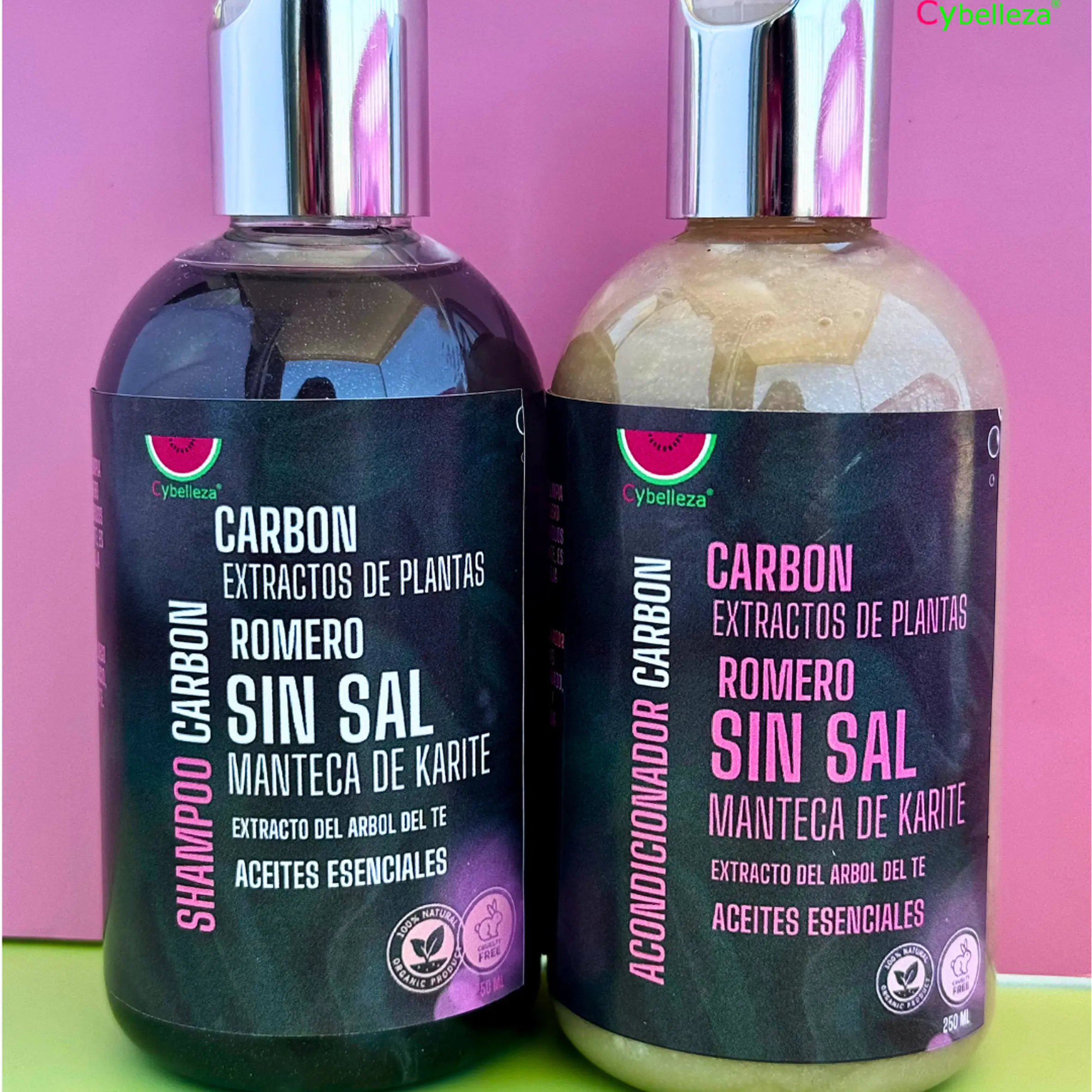 Pack shampo y acond Carbon 1