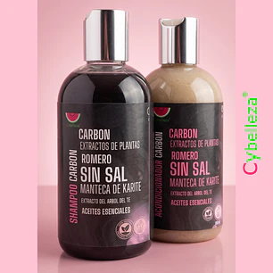 Pack shampo y acond Carbon