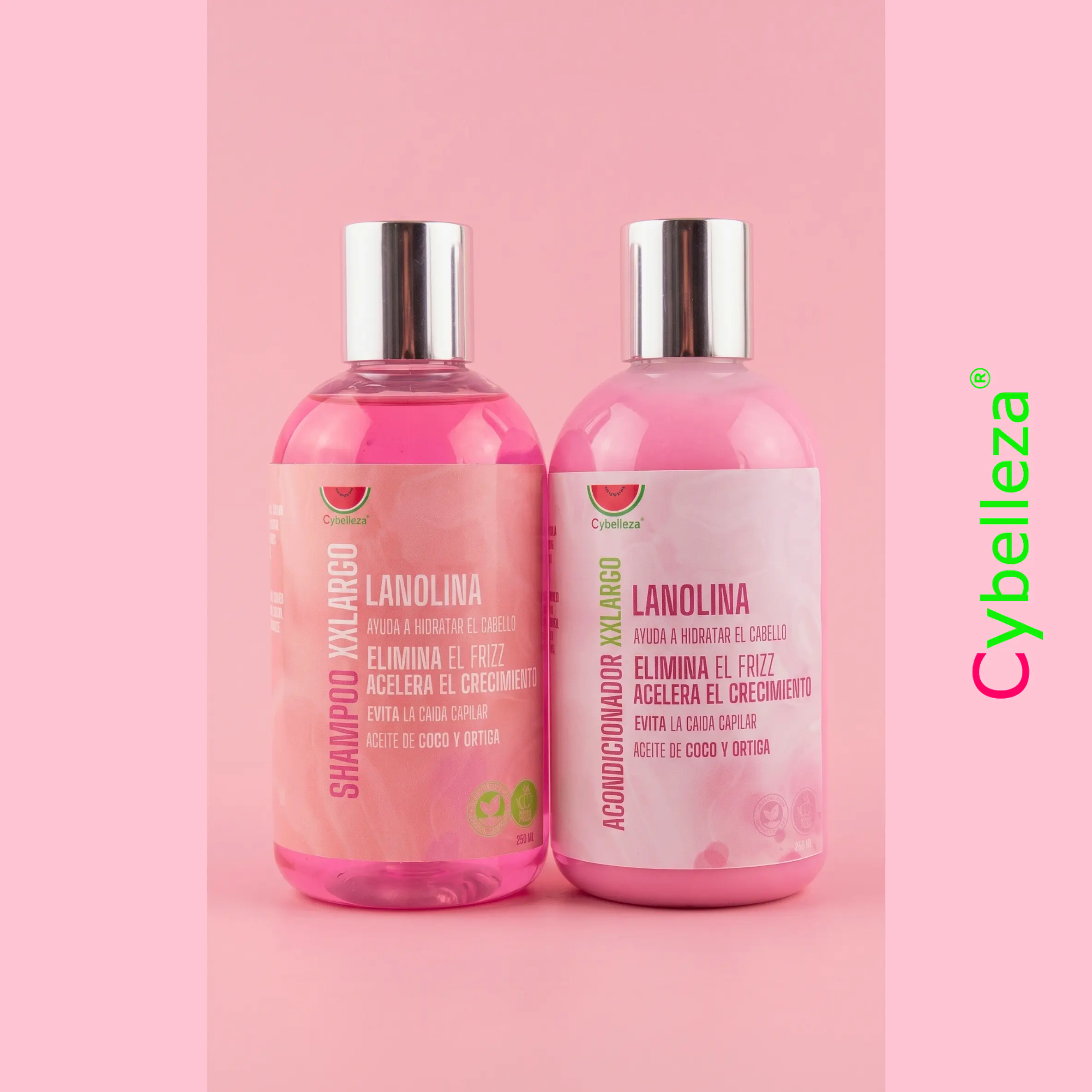 Shampo y acond XXlargo Cybelleza  1