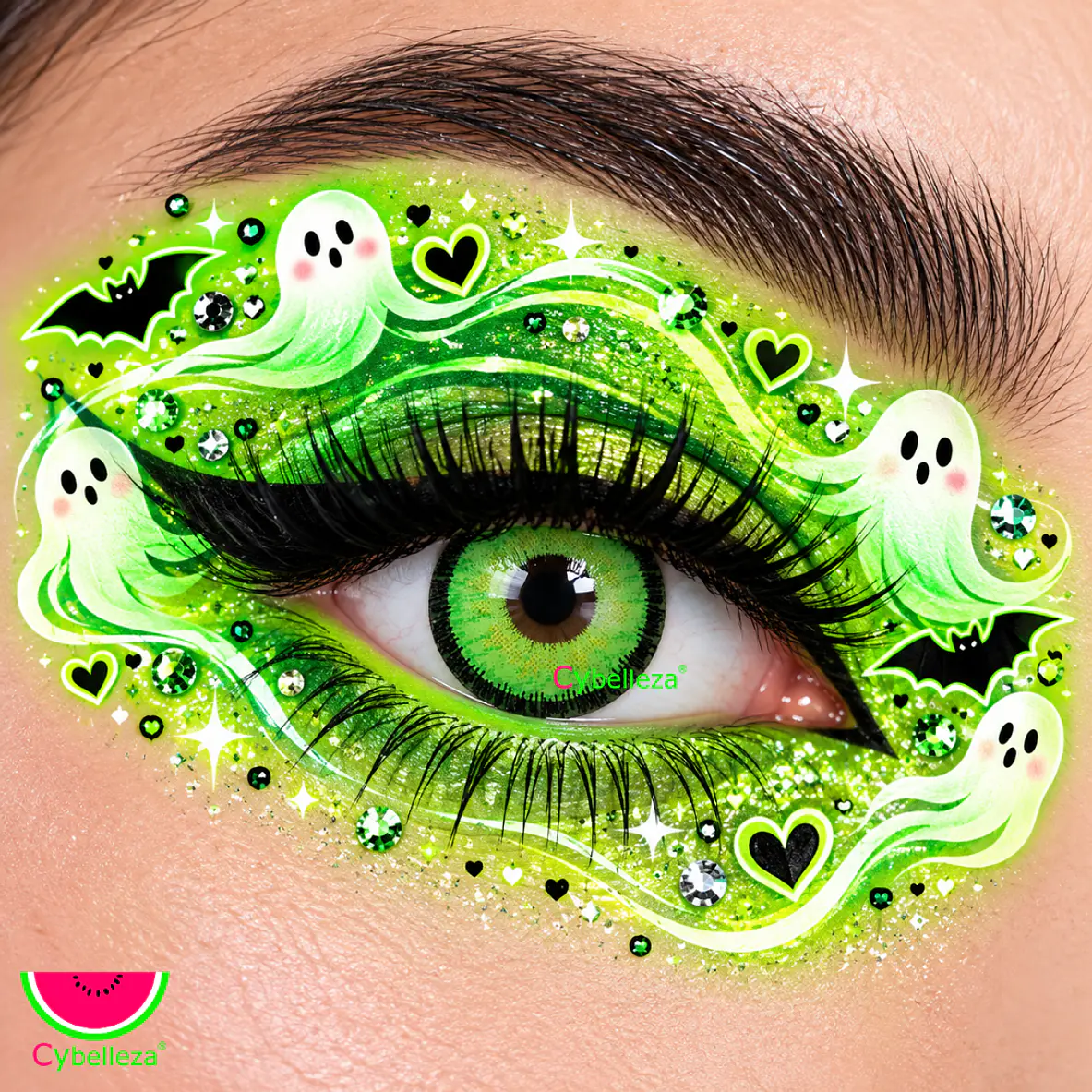 Verde con negro fantasia Cybelleza 1