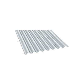 Plancha de Zinc (Fierro techo acanalado 0.35 x 2.50)