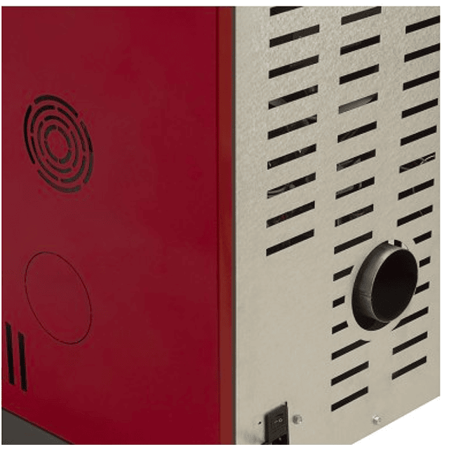 Calefactor pellet Italy 8100 rojo 