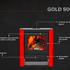 Calefactor Gold 500 - Rojo