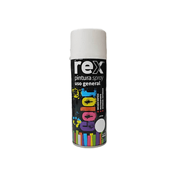 Pintura Rex Spray Uso General Blanco Mate 