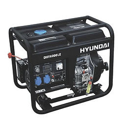 Generador Hyundai Diesel Monofásico 5.5 KVA 