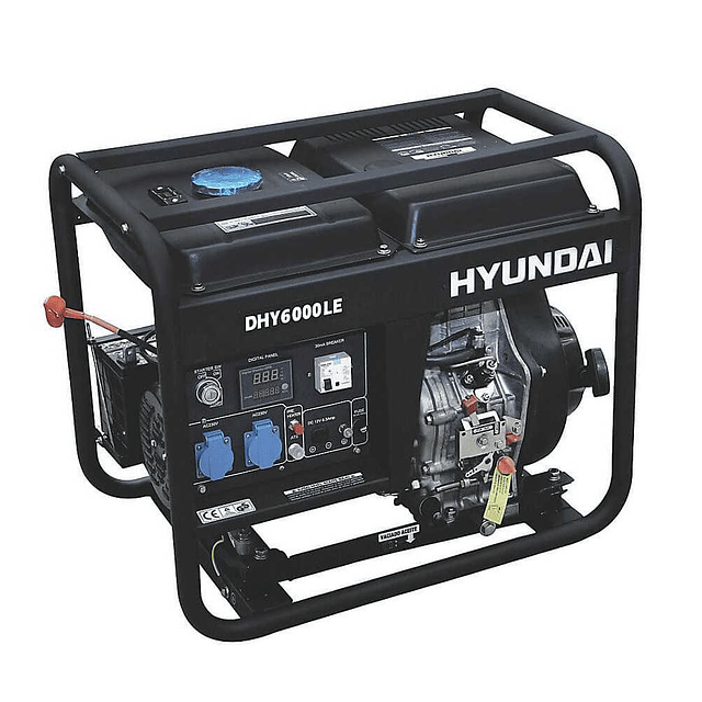 Generador Hyundai Diesel Monofásico 5.5 KVA 
