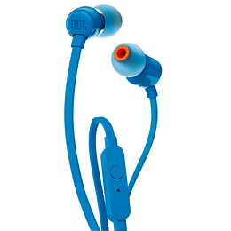 Audífonos JBL Manos Libres In-ear T110 Azul