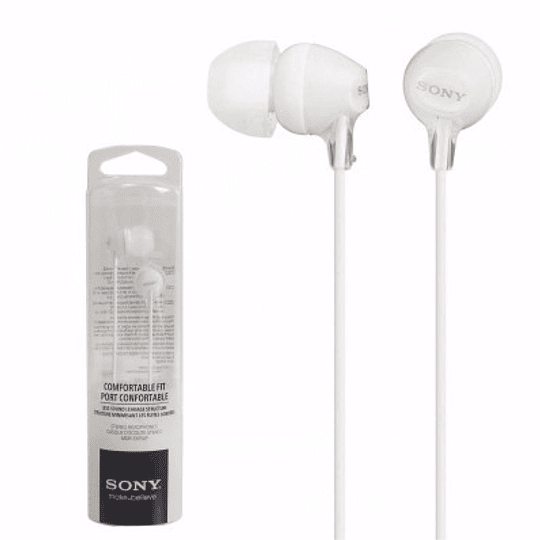 AUDIFONO IN EAR MDREX15 BLANCO SONY