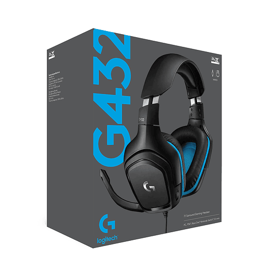 Audífono Gamer G432 Para Pc, Ps4,Xbox Logitech