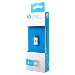 Adaptador Dongle HP, Micro USB Hembra a USB-C Macho