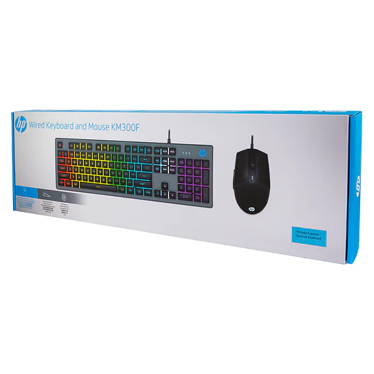 COMBO TECLADO MOUSE ALAMBRICO GAMER MEMBRANA KM300F			