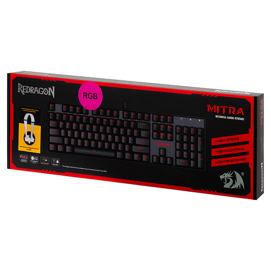 TECLADO GAMER MECANICO MITRA BLACK K551RGB-SP