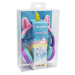 AUDIFONO MONSTER COOL KID UNICORNIO PURPURA