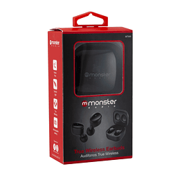 AUDIFONO MONSTER TRUE WIRELESS MTW9 NEGRO