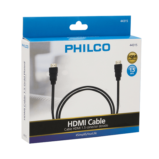 CABLE HDMI GOLD 1.5 MTS.