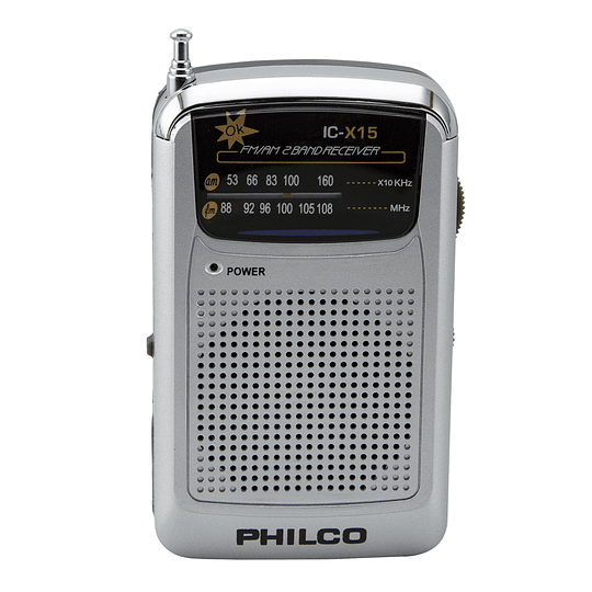 RADIO PORTATIL ICX-15  C/AUDIFONO  PHILCO