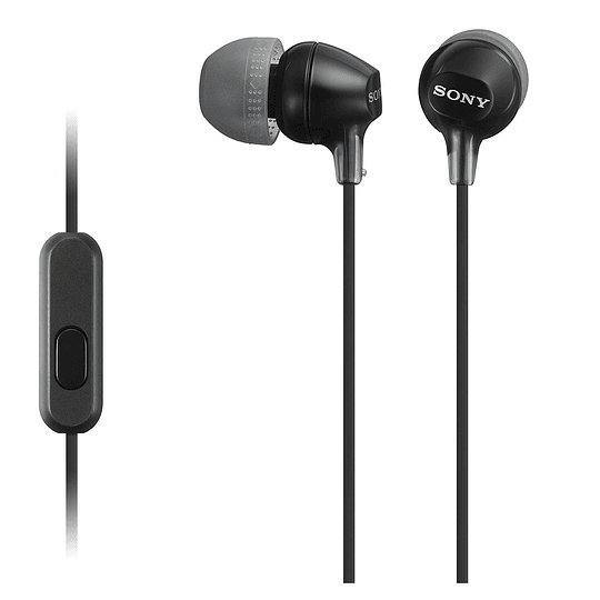 AUDIFONO SONY IN EAR MDR-EX15AP NEGRO