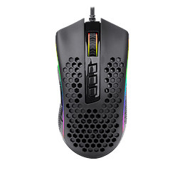 MOUSE GAMER STORM RGB M988, 16000DPI, 8 BOTONES, NEGRO REDRAGON